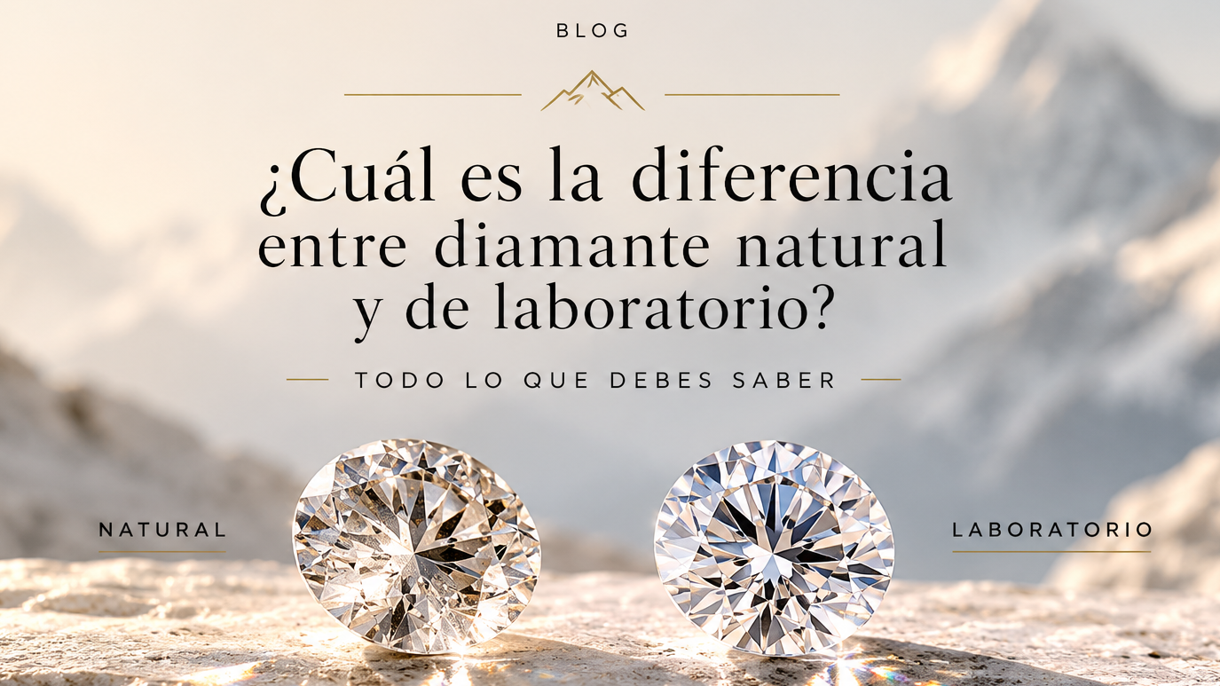 ¿Cuál es la diferencia entre Diamante natural y laboratorio?