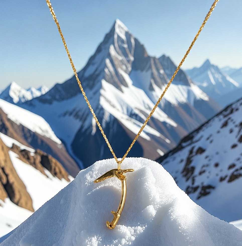 Dije Piolet Himalika - Oro 18k
